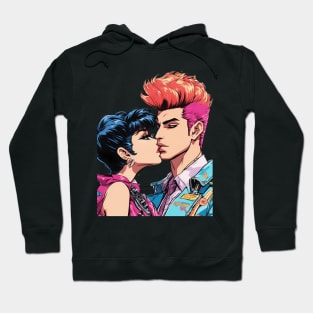 Pop Art Couple Hoodie